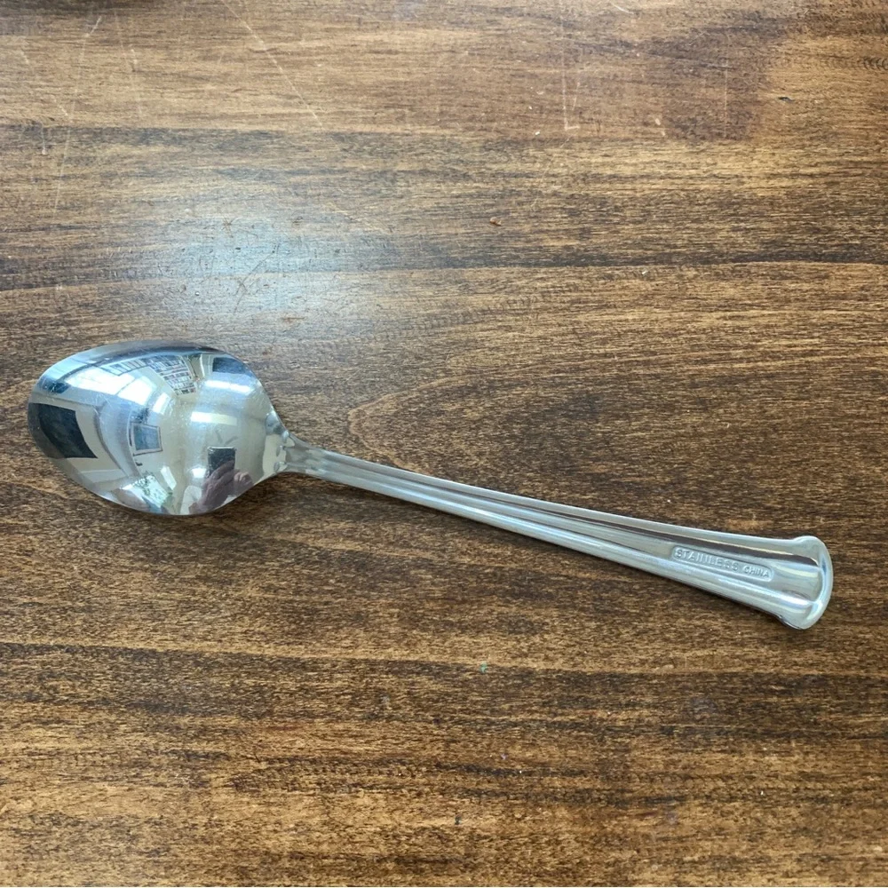 4/$15 one stainless tablespoon soup spoon